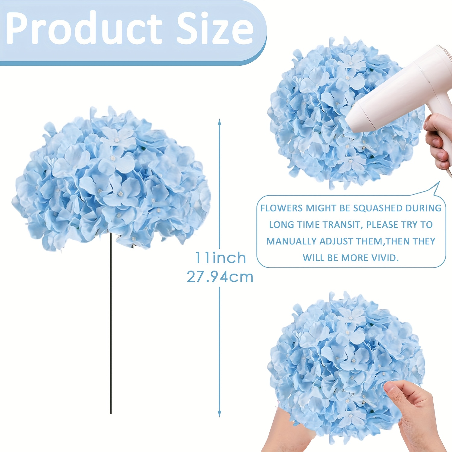 63pcs Artificial Hydrangea Flo - Florist Supply Bulk review and price