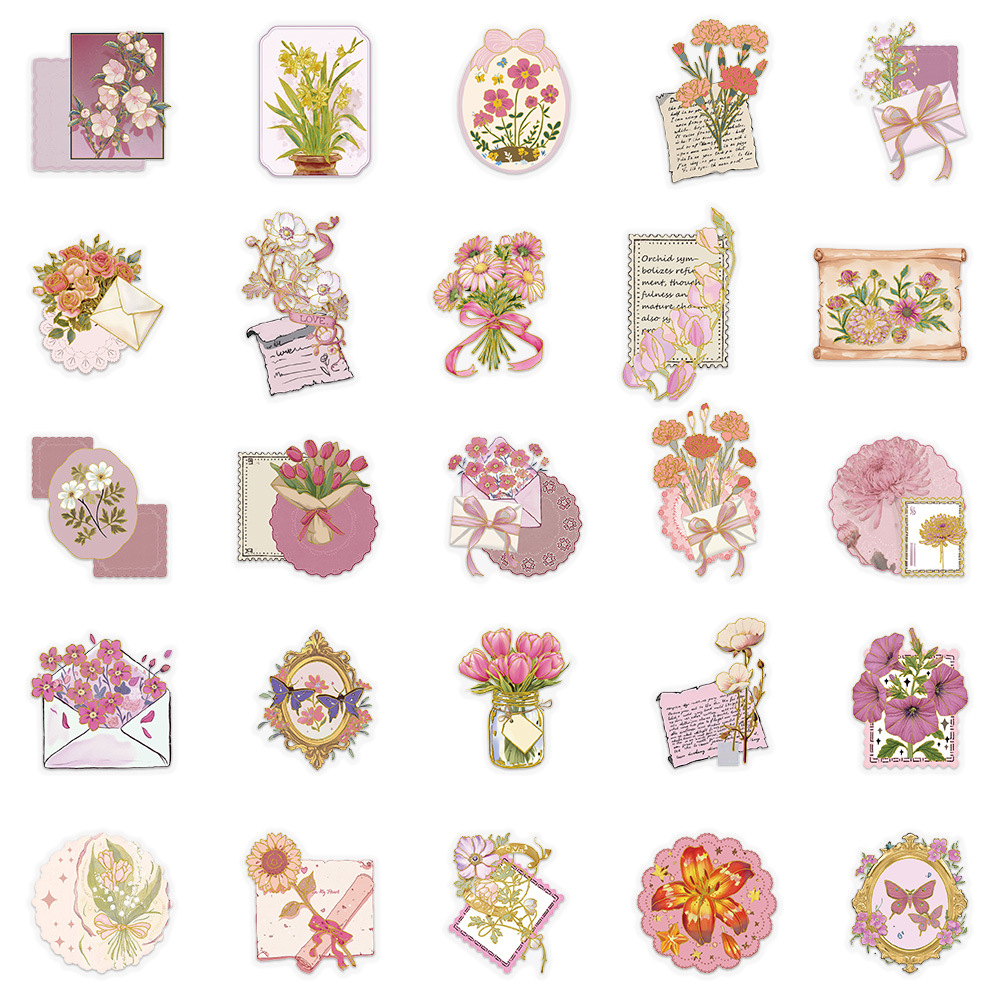 50/100 Pcs Hot Foil Stamping F - Florist Supply Vases review and price