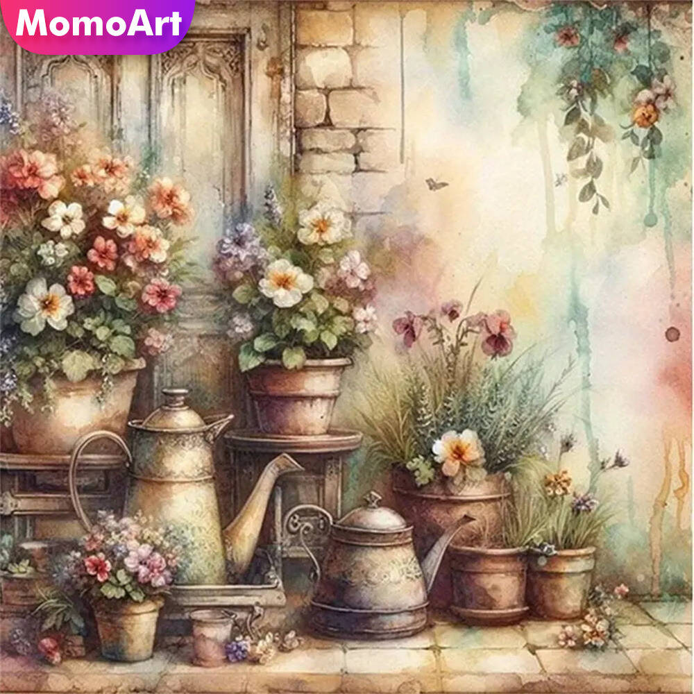 Momoart Flower Diamond Paintin - Florist Supply Vases review and price