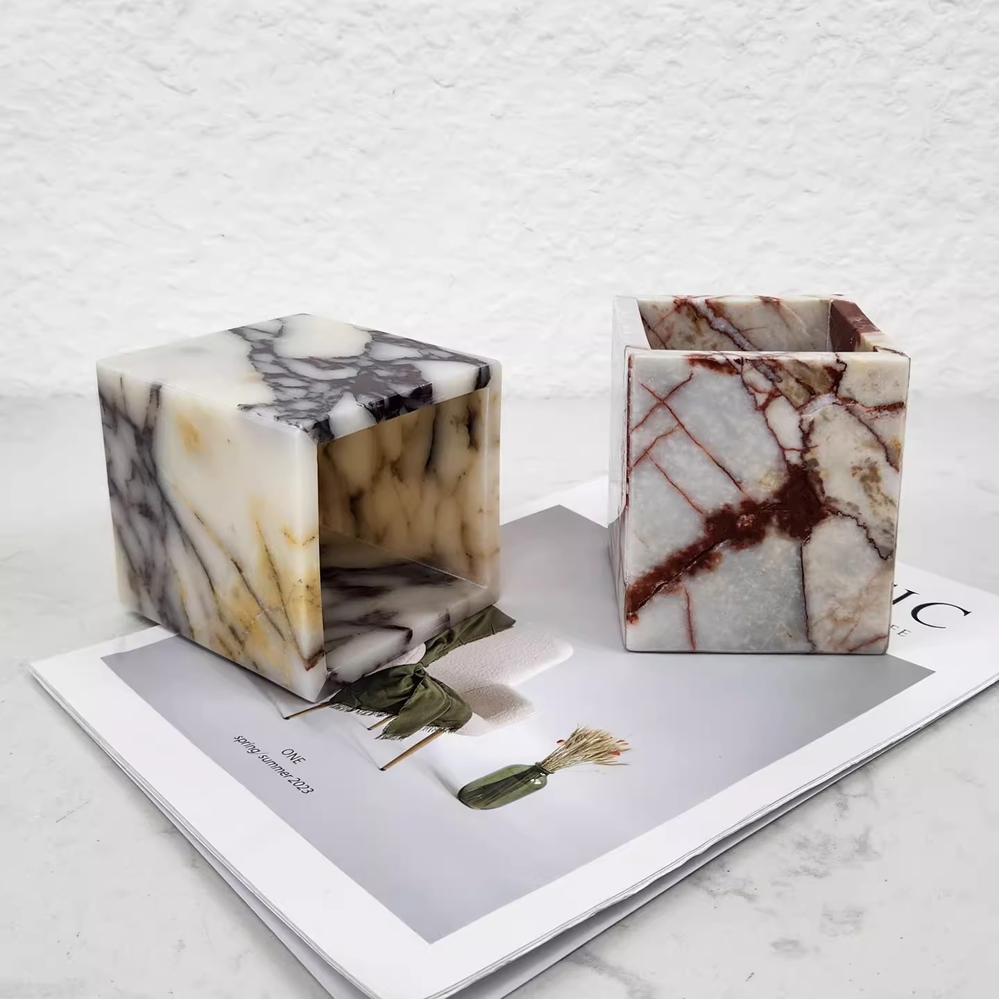 Natural Marble Living Room Des - Florist Supply Vases review and price
