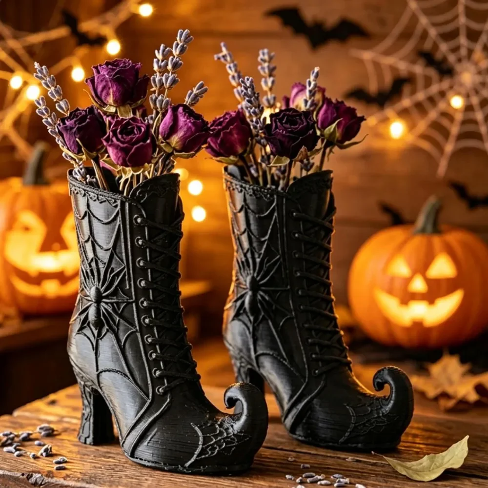 3/1PC Mini Gothic Witch Boot P - Florist Supply Vases review and price