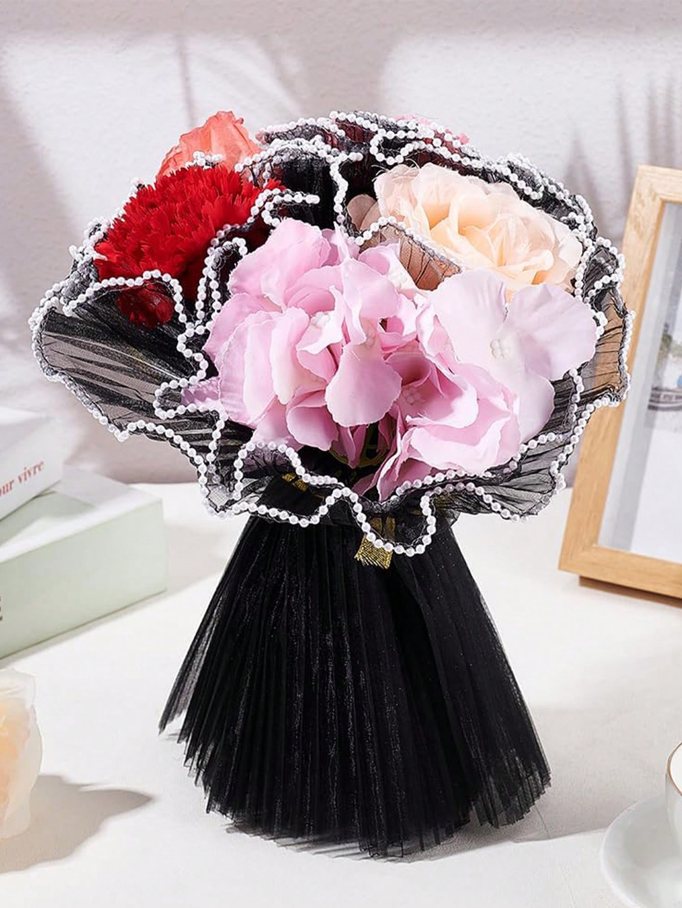 4Yards Faux Pearl Edge Flower  - Florist Flower Supply review and price