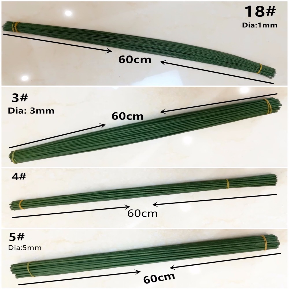 1mm 2/3/4/5mm 40/60cm Dark Gre - Florist Supply Bulk review and price
