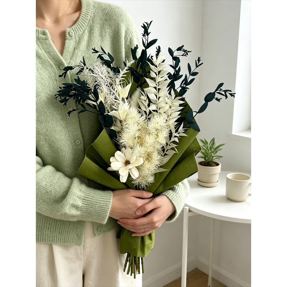Preserved Dried Flower Bouquet - Eucalyptus Preserved review and price